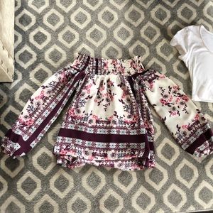 off the shoulder blouse